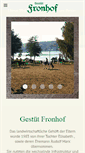 Mobile Screenshot of gestuet-fronhof.de